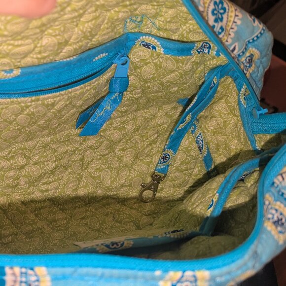 Small Vera Bradly Duffel Bag - blue - Picture 6 of 6